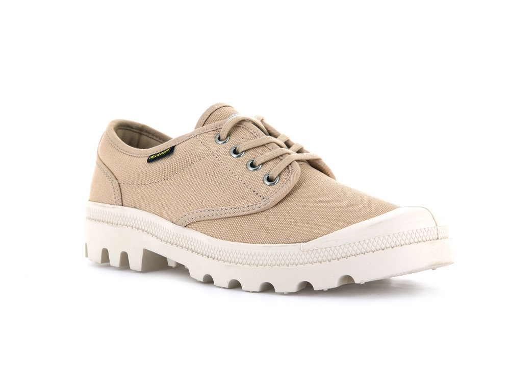 Zapatos Bajos Palladium PALLABROUSSE OXFORD Mujer Desert | Costa Rica-25087